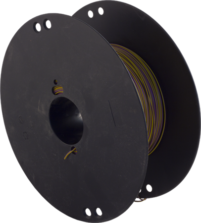 Kabel, R2G4 0.5mm², GUL/LILA