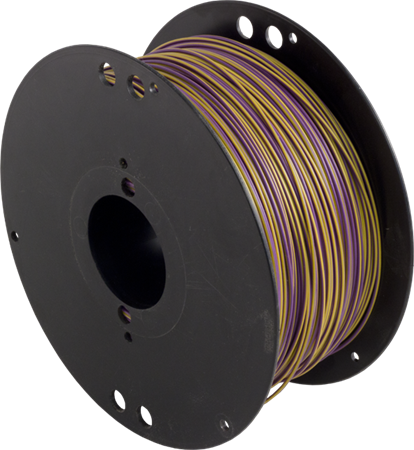 Kabel, R2G4 0.75mm², GUL/LILA