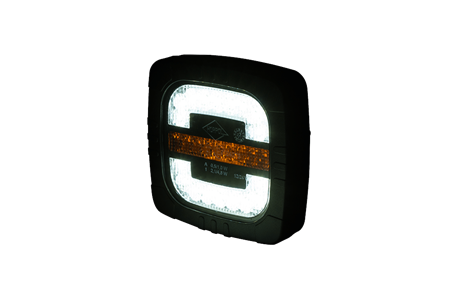 Frontlampa, blinkers-, positionsljus, 1m, DV