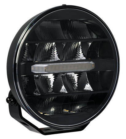 OPTIBEAM Elites 7, vit/orange DRL 7"