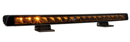 W-LIGHT Surge Super Slim 20, vit/orange DRL