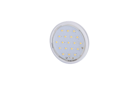 Innerbelysning rund, 1,2W, vit, 0,3m, 24V