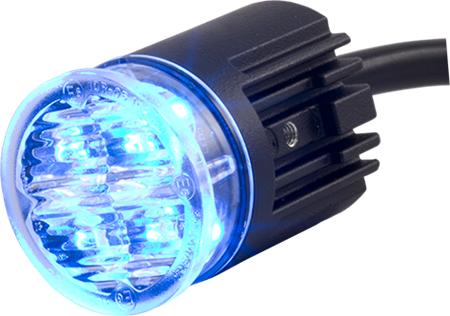 Blixtkula LED, Blå, EC01-A0204, XB2, DV