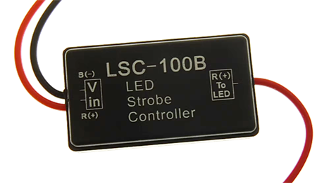 Strobe controller 12/24V, fast blixtmönster