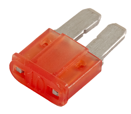 Flatsäkring Micro II, 10A , Röd