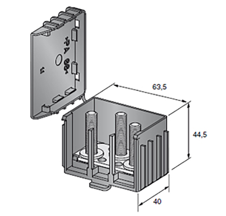 Kopplingsplint MTA 3 x M8