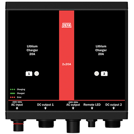 LithiumCharger 2x20A