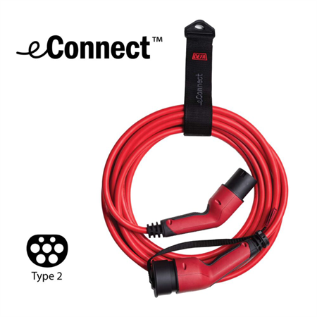 eConnect laddkabel Mode 3 Type 2 1P 20A 5M