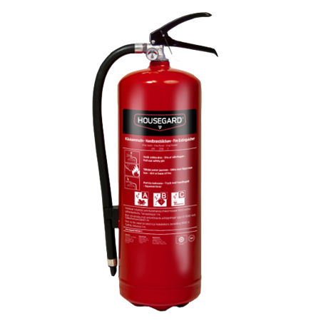 Brandsläckare 6kg 43A 233B C Röd