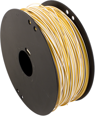 Kabel, R2G4, 1.5mm², GUL/VIT