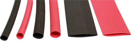 Krympslang, röd 1,5-4mm² (För hel kartong; köp 10m)