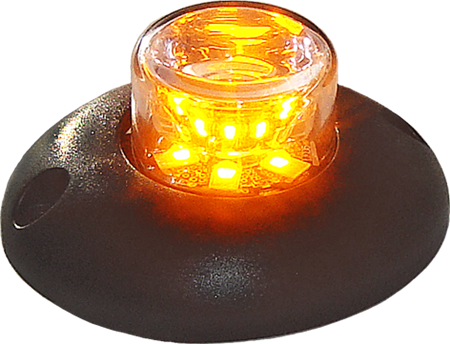 Blixtkula LED, Gul, LHP-61-A, optik, DV