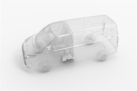 Hasplåt AdBlue Ford Transit Custom 2023- VW Transporter T7 2024-