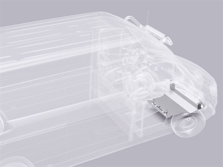 Hasplåt motor MB Sprinter 4x4 2018-2021