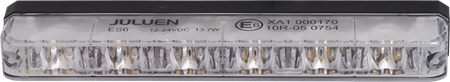 ES6, grillmontage, Blå, 6-LED, DV