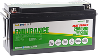 Endurance Litium 12V 200Ah med inbyggd värme