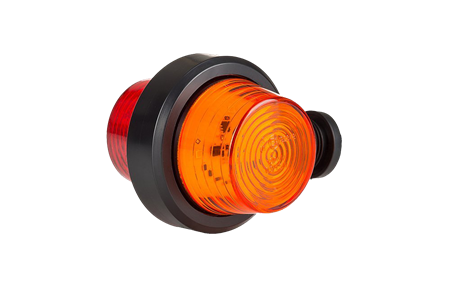 Sidomarkeringsljus Röd/Orange, Flex, kort, 0,6m, DV
