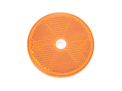 Reflex orange, Ø60mm, skruv