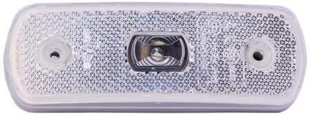Positionsljus LED, Vit, DV, 0,5m kabel