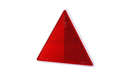 Reflex triangel, vit ram