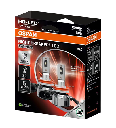 Osram Nightbreaker LEDSmart H9, 2-pack
