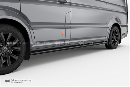 Sidorör Crafter 2017- MAN TGE 2017- 4490mm Svart