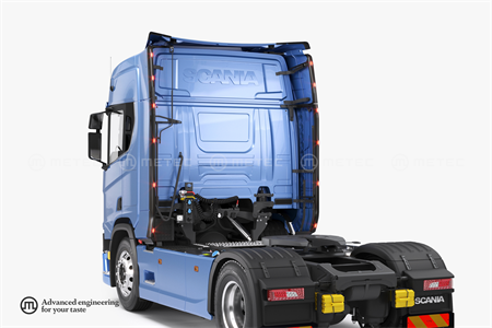 Sidorör Pärleport LED Scania S 2016- Svart