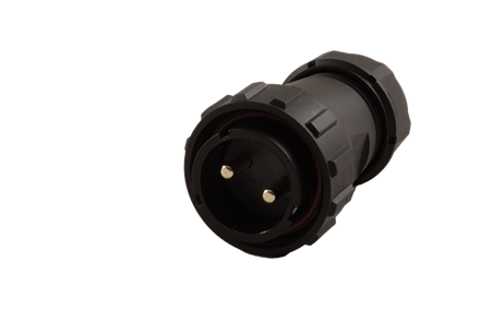 2-polig hane, kabelmontering, 50A, IP68