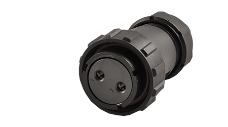 2-polig hona, kabelmontering, 50A, IP68