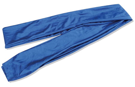 Skyddande sleeve för luftslang, blå