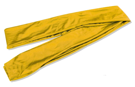 Skyddande sleeve för luftslang, gul