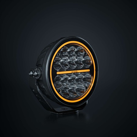 SIBERIA XPA extraljus 7", vit/orange pos., Hello Funk., DT-4pin