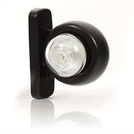 Eyeball fram/bak positionsljus, 10-32V, vit/röd LED