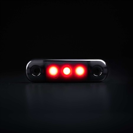 DARK KNIGHT Super Dark slim bak positionsljus, 10-32V