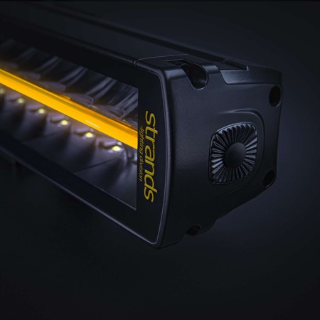 SIBERIA Outlaw UDX LED-ramp 12”, vit/orange pos., Xperience mode