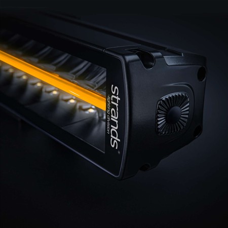 SIBERIA DR LED-ramp 22", vit/orange pos., Extended beam