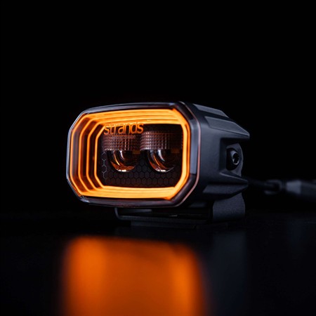 FOR9T no-glare arbetsljus 31W, röd/orange pos.