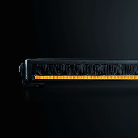FIREFLY LED-ramp 20", vit/orange pos., optimized beam