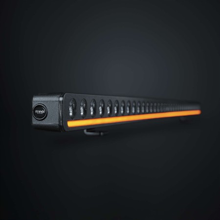 Nuuk D-line 40", E-godkänd, inbyggt relä, vit/orange DRL, DV