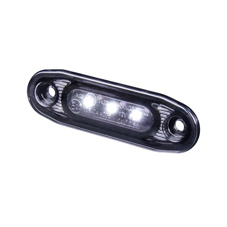 DARK KNIGHT Ultra Slim fram positiongljus, 10-32V, 5m kabel