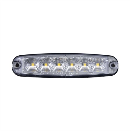 Cruise light riktat blixtljus orange 6 LED, 10-32V, 26 blixtmönster