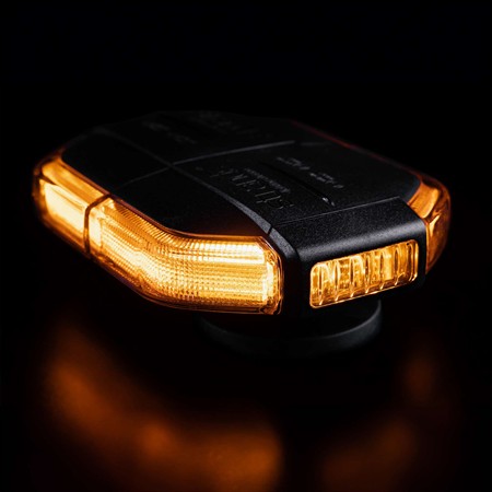 Cruise light varningsljusramp 160mm med magnet, Cigg Plug, 2,5m kabel