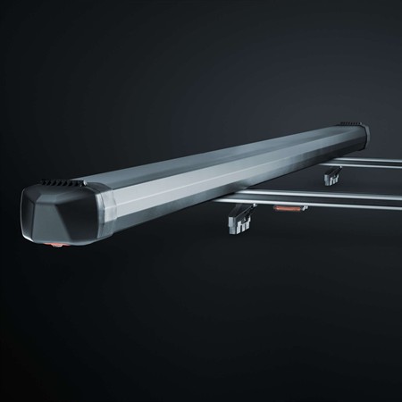 Rörhållare, 3m, aluminium