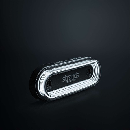 FOR9T GRAVITY vitt positionsljus, 10-40V, 2,5m kabel, cc:75