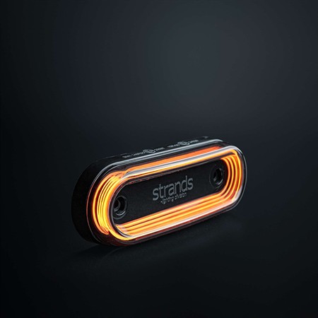 FOR9T GRAVITY orange sidomarkering, 10-40V, 2,5m kabel, cc:75