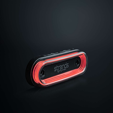 FOR9T GRAVITY rött positionsljus, 10-40V, 2,5m kabel, cc:75