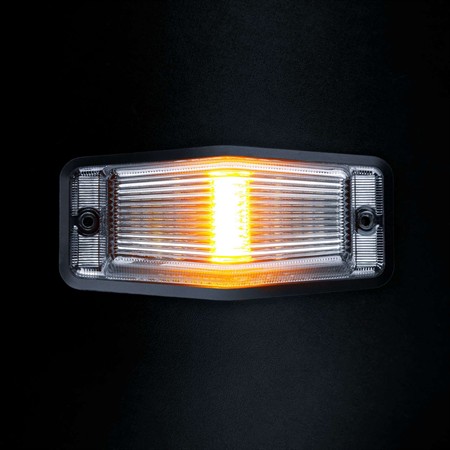 IZE LED Silver Arrow Double Burner duo, vit/orange pos., Varningljus