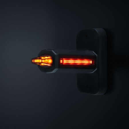 FREEDOM Light Guide vänster kort sido/fram/bak positionsljus, 12-24V,