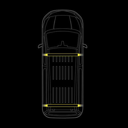 Cruise light C-Rack, passande Fiat Scudo 2020-