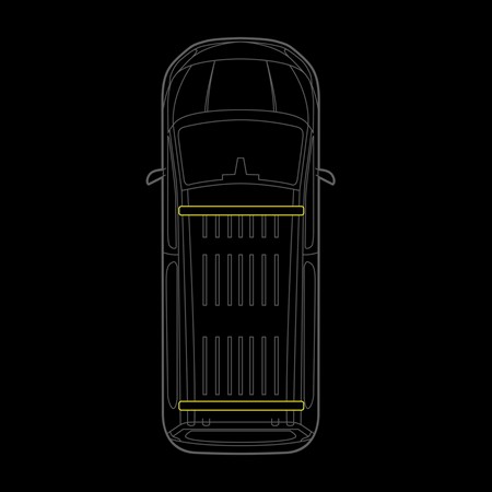 Cruise light C-Rack, passande Nissan NV300 2014-